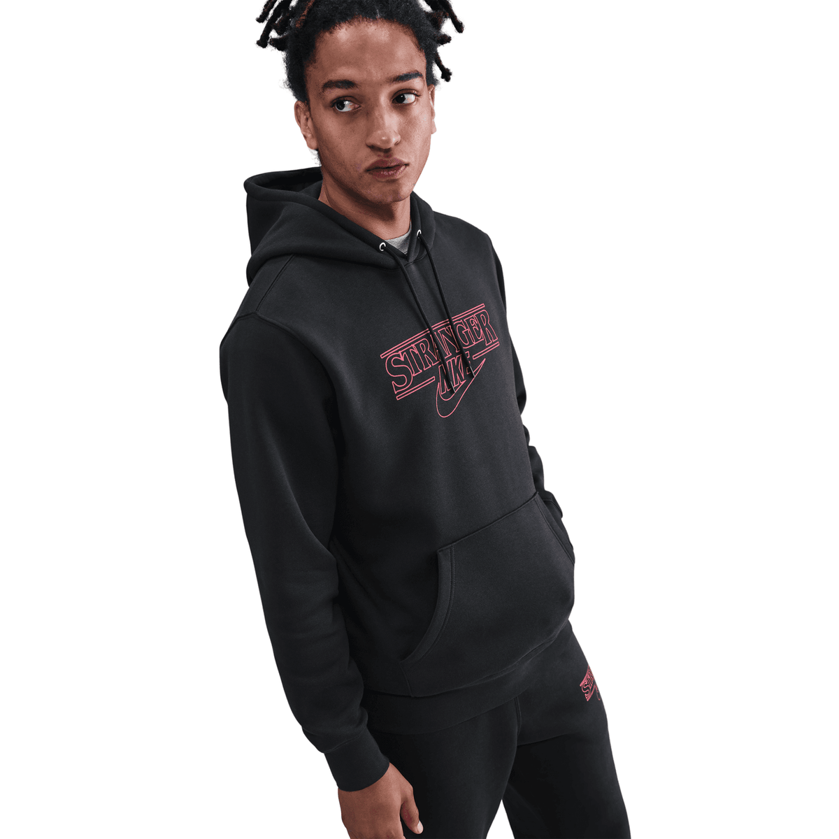 + Stranger Things Pullover Hoodie 'Black'