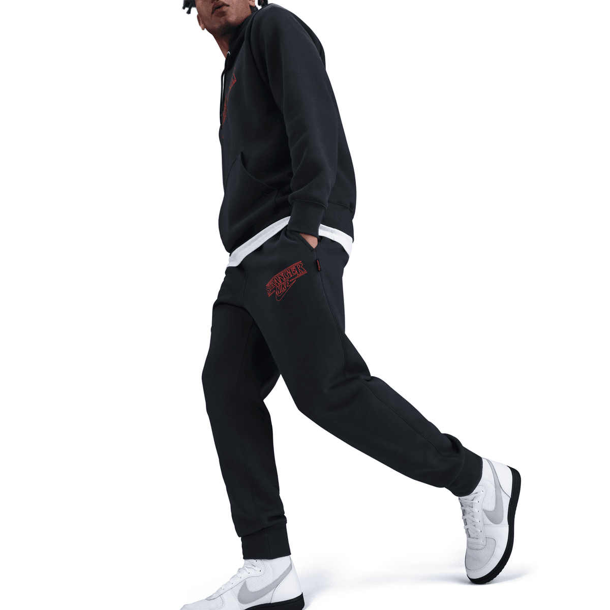 + Stranger Things Fleece Pants 'Black'