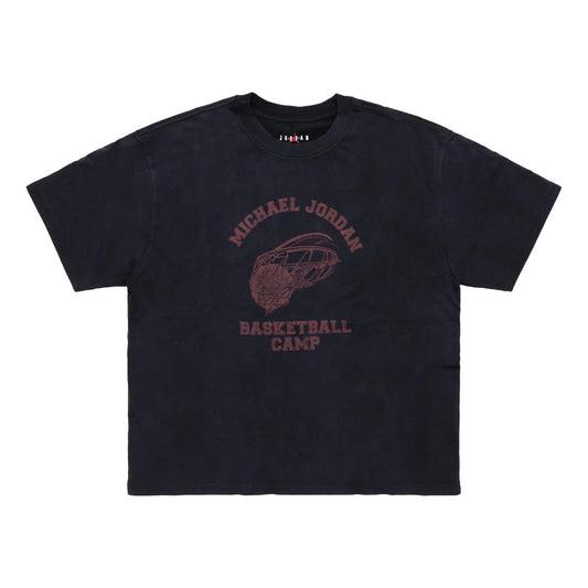 Camp Crop Tee 'Black'