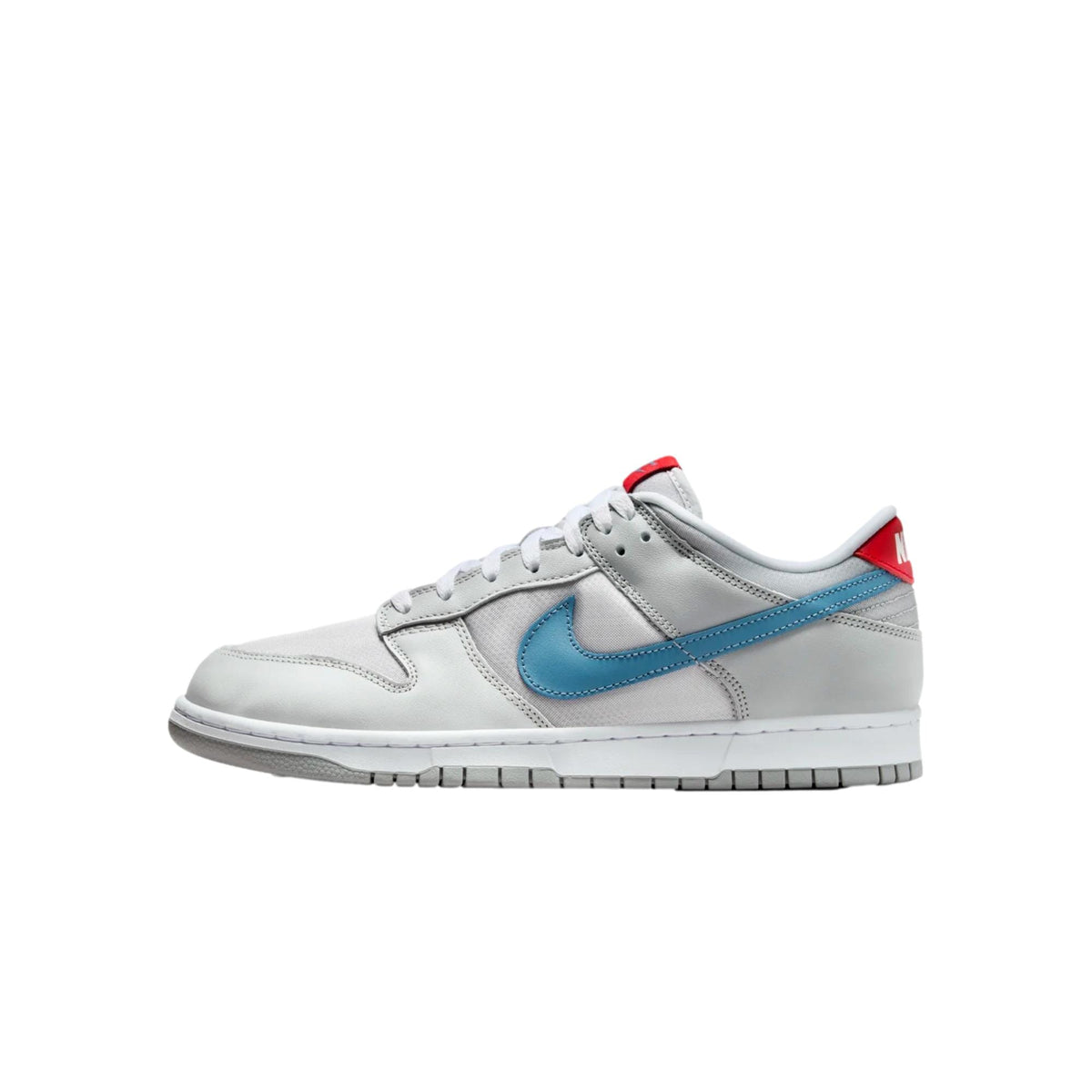 Men's Nike Dunk Low QS Metallic Silver/Aegean Storm HF0391-001