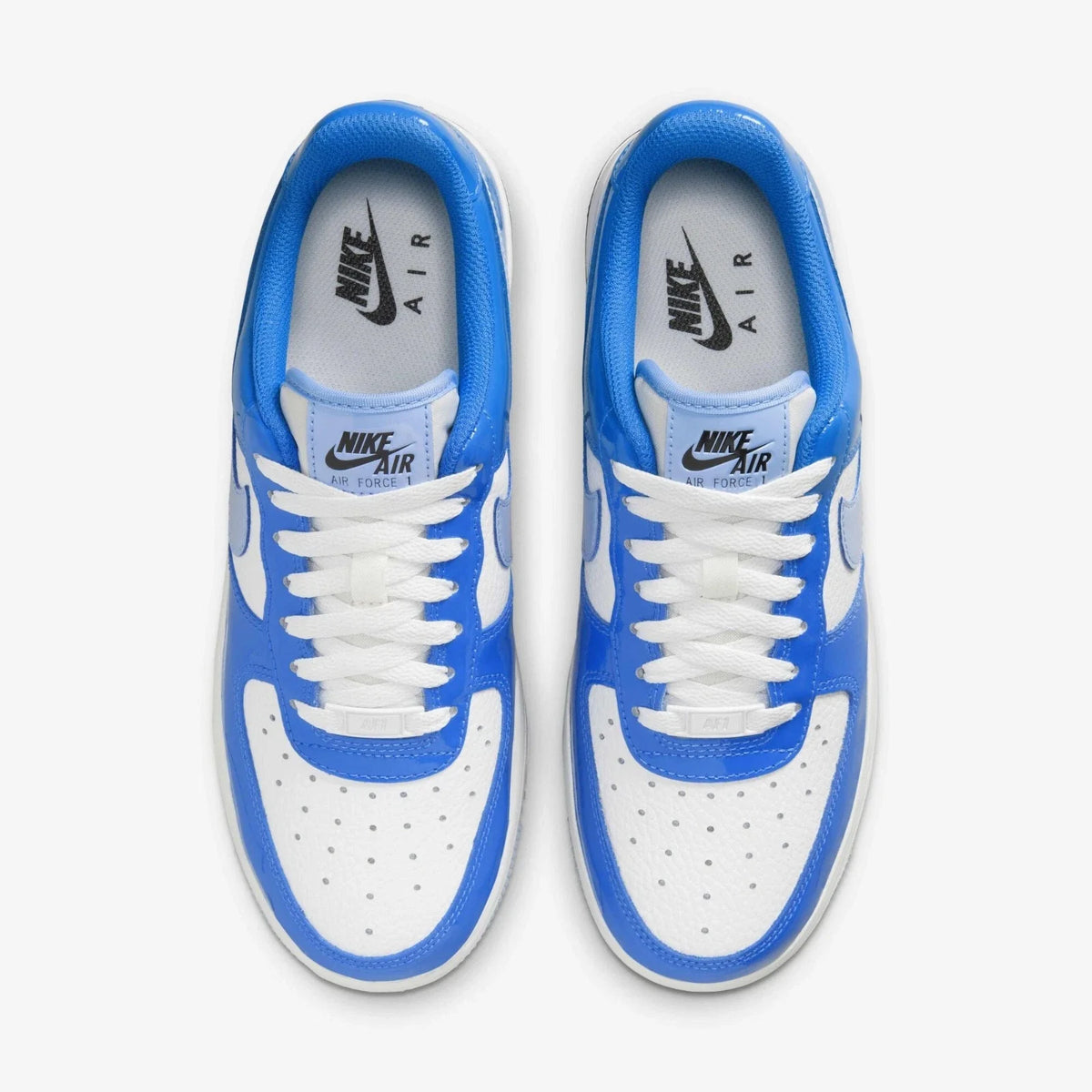 Nike Air Force 1 '07 FJ4801-400 Sneaker Women White Blue Leather Lifestyle Shoes