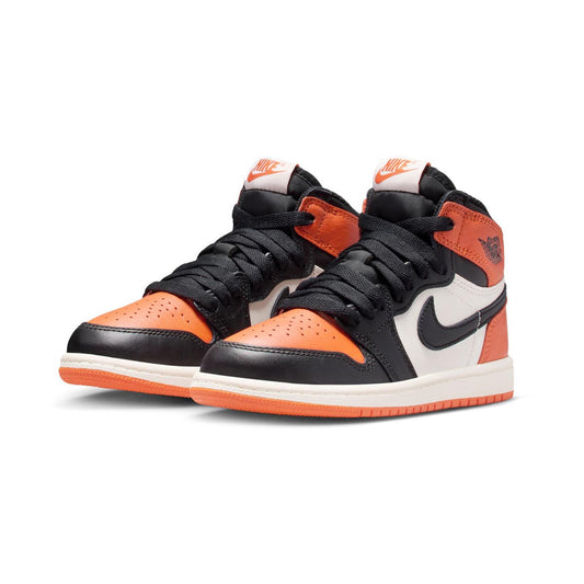 Kids Jordan 1 Retro High OG 'Shattered Backboard' Little ' Shoes