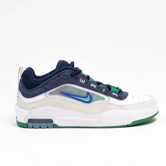 Men's Ishod 2 Skate Shoes In White/persian Violet-Obsidian-Pine Green