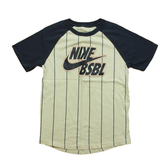 Nike Boys Navy Stripe T-Shirt