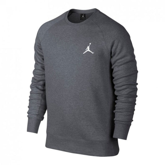 Men's Nike Flight Fleece Crew Grey/White 823068-091