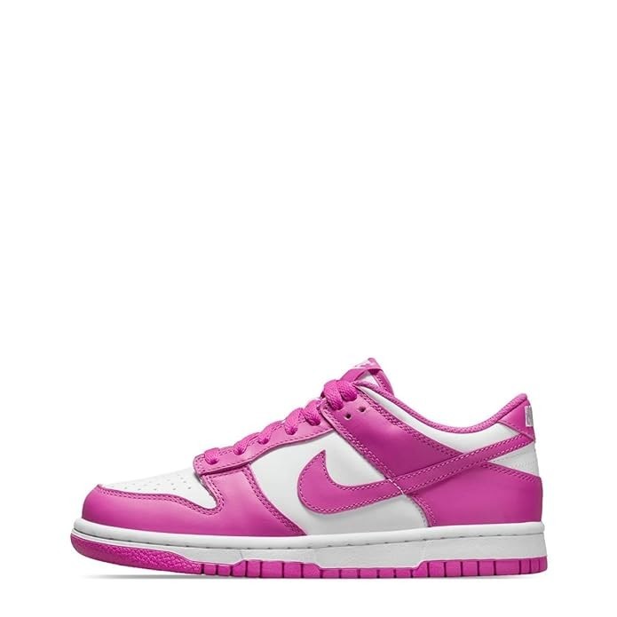 Nike Dunk Low FJ0704-100 Sneakers Kids US Active Fuchsia Lifestyle Shoes