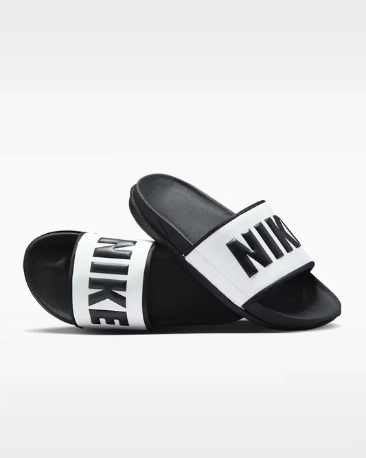 Nike Offcourt BQ4632-011 Sandals Womens US  White Black Slip On Slide ZOGG2997