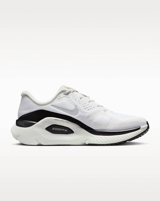 Men's Structure Plus Running Shoes In Summit White/black/metallic Silver