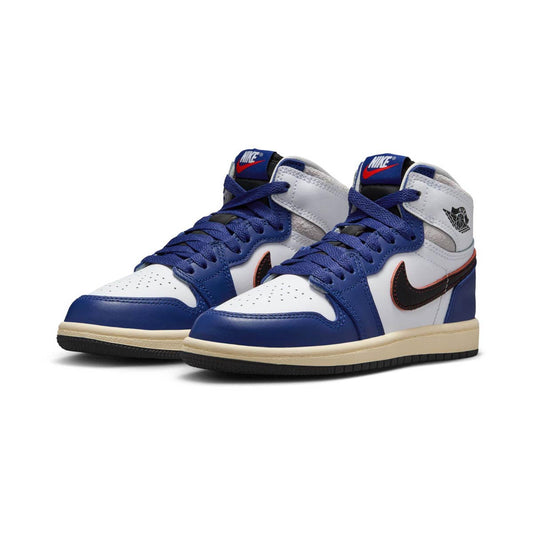 Kids Jordan 1 Retro High OG 'Rare Air Deep Royal Blue' Little ' Shoes