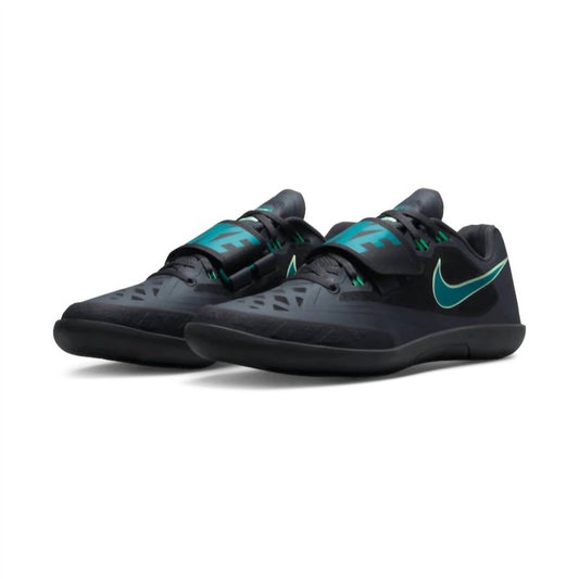 Unisex Zoom Sd 4 Throwing Shoes In Black/bright Spruce/vapor Green