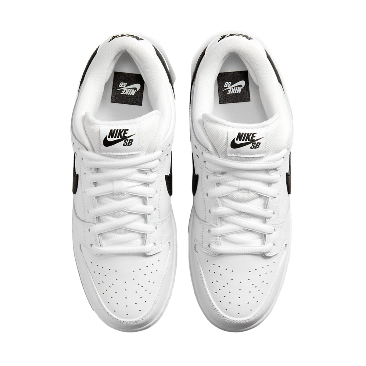 Men's Nike SB Dunk Low Pro White/Black-White CD2563-101
