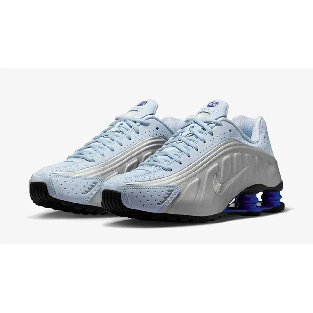 Nike Shox R4 AR3565-402 Sneakers Women's Blue Tint Running Shoes HAM736