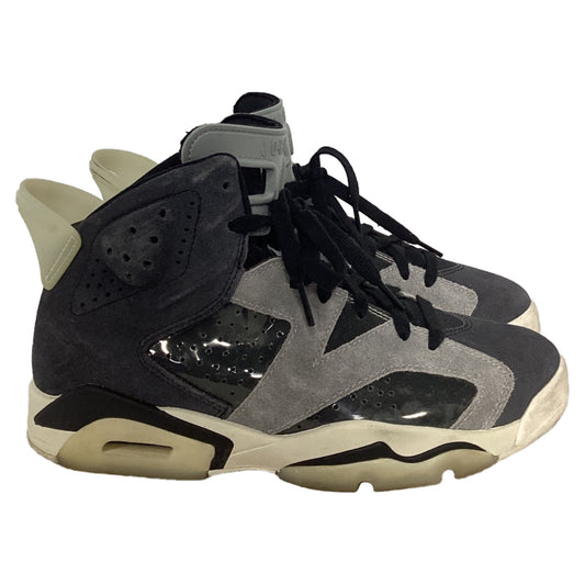 Nike Air Jordan 6 Retro Tech Chrome Sneakers in Grey Suede
