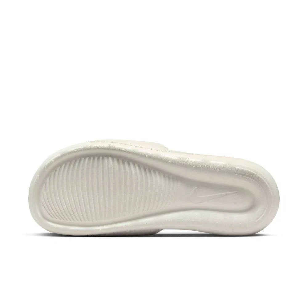 Nike Victori One FZ1394-100 Sandal Womens White Terra Blush Swoosh Slip On Slide