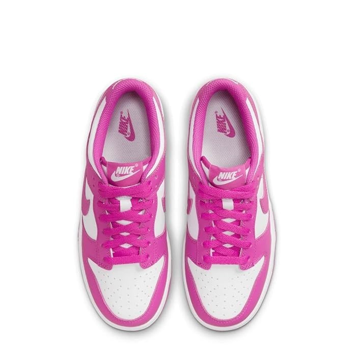 Nike Dunk Low FJ0704-100 Sneakers Kids US Active Fuchsia Lifestyle Shoes