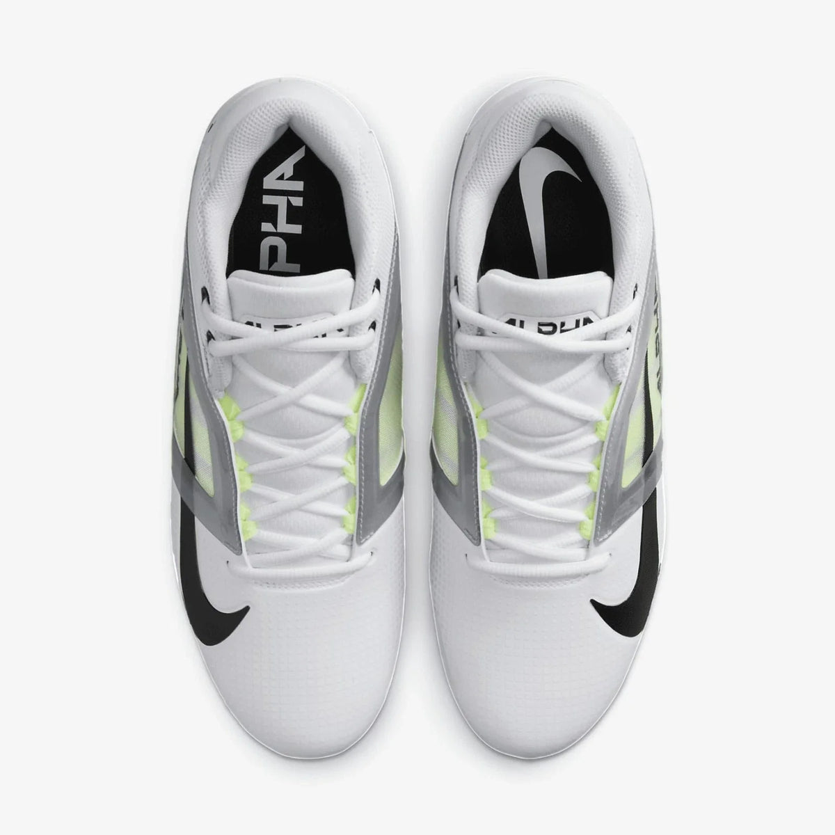 Nike Alpha MenacePro FD7037-100 Men's White Metallic Football Cleats HAM750