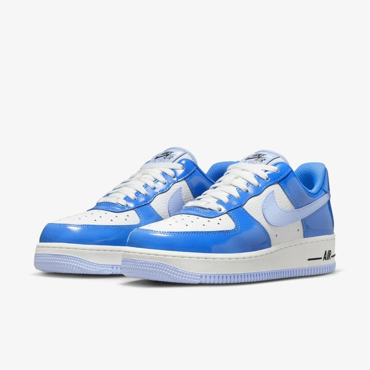 Nike Air Force 1 '07 FJ4801-400 Sneaker Women White Blue Leather Lifestyle Shoes