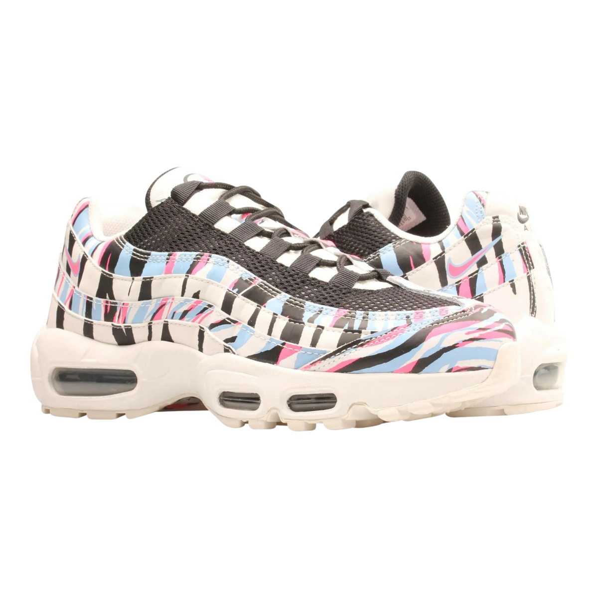 Men's Nike Air Max 95 CTRY Korea White/Black-Blue Running Shoes CW2359-100
