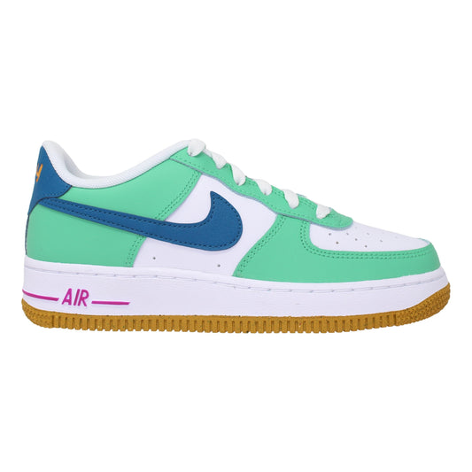 Nike Air Force 1 LV8 BG White/Green Abyss-Spring Green  FJ4613-100 Grade-School