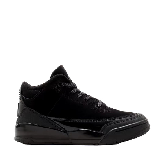 Pre-School Nike Jordan 3 Retro Black/Dark Charcoal-White DM0966-001