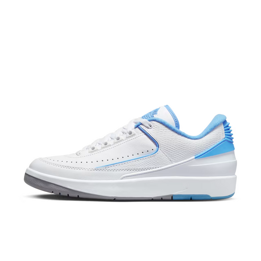 Men's Air Jordan 2 Low DV9956-104 White University Blue Basketball Shoes GBNC285