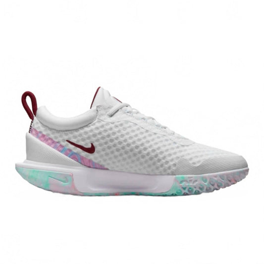Women's Zoomcourt Pro Hc Shoes In White/beetroot/multi