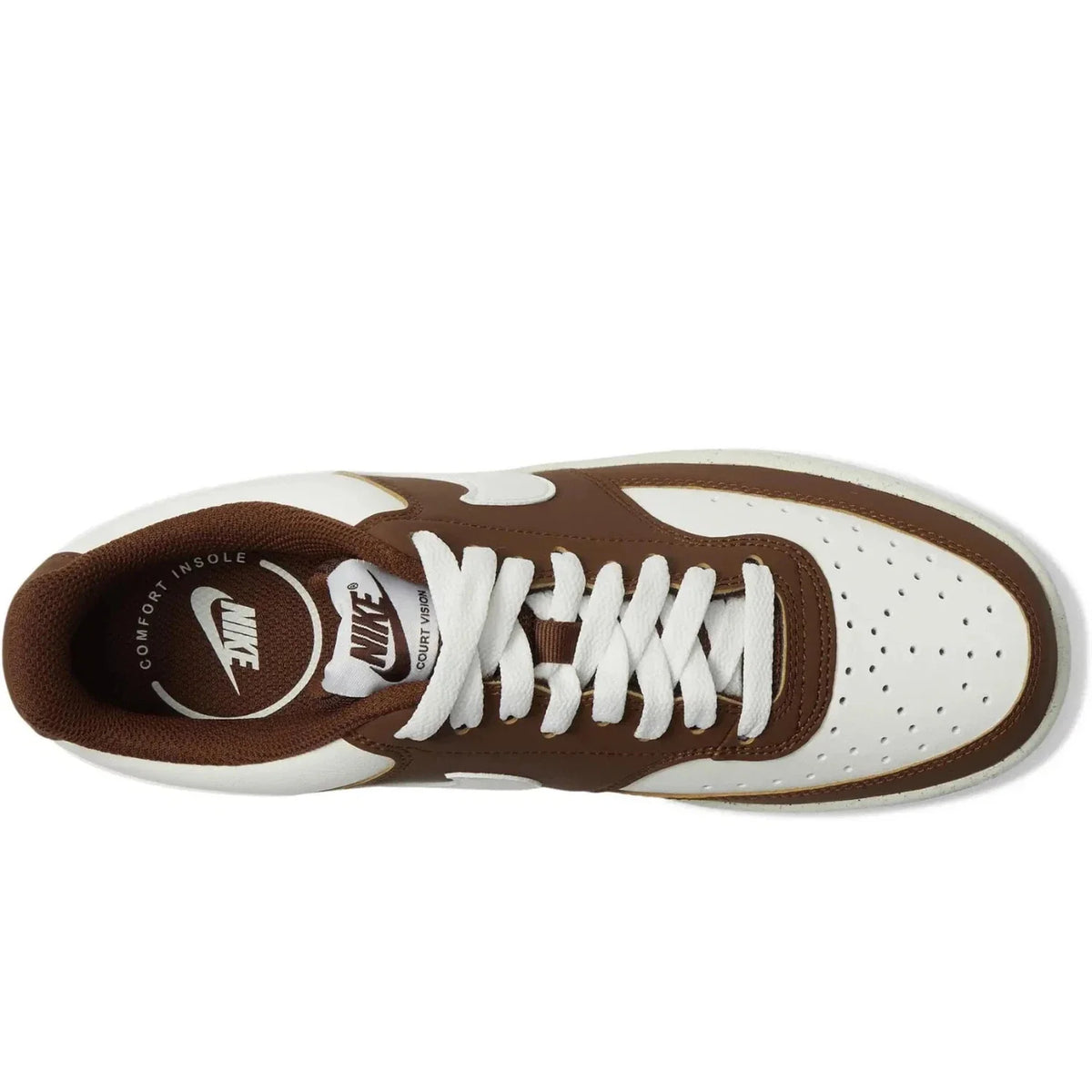 Nike Court Vision Low IM1652-101 Sneakers WomensWhite Lifestyle Shoes RHS8640