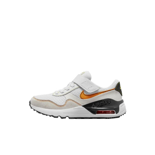 Pre-School Nike Air Max System White/Vivid Orange-Sail DQ0285-109