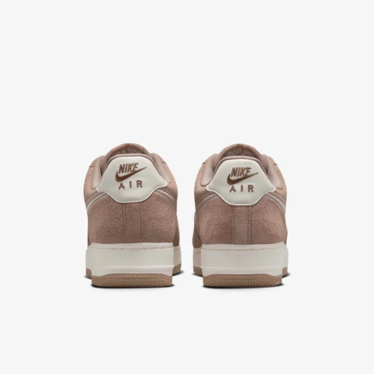 Nike Air Force 1 Low '07 LV8 HJ4465-200 Mens Mink Brown Embroidered Swoosh Shoes