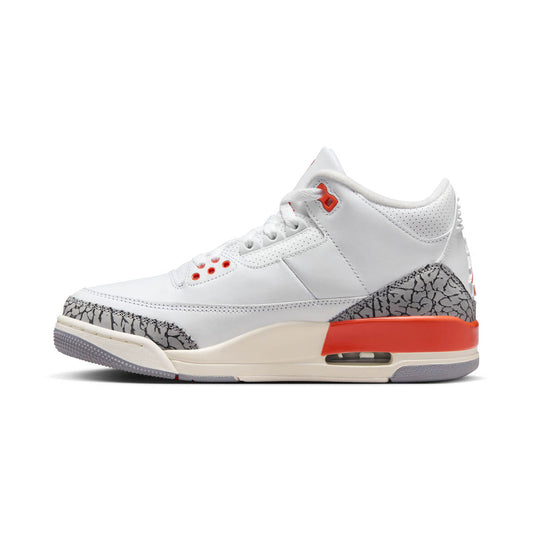 WOMENS AIR JORDAN 3 RETRO-WHITE/COSMIC CLAY-CK9246-121