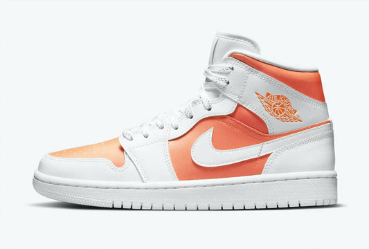 Men's Air Jordan 1 Mid Sneakers In Bright Citrus