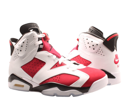 Men's Nike Air Jordan 6 Retro White/Carmine-Black Basketball Shoes CT8529-106