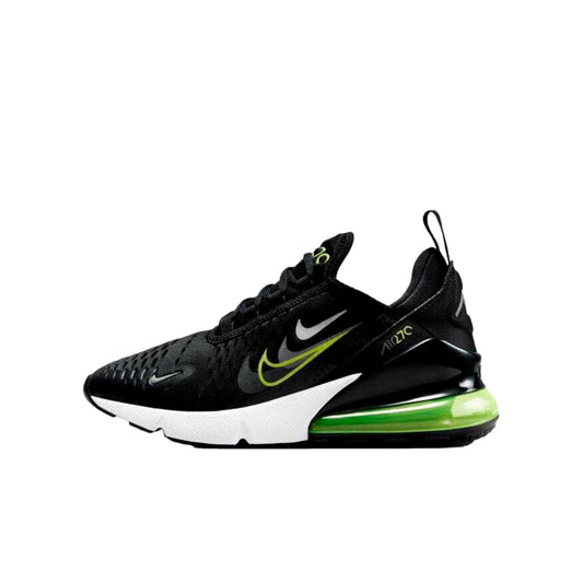 Grade-School Nike Air Max 270 Black/Volt-Smoke Green FV7017-001