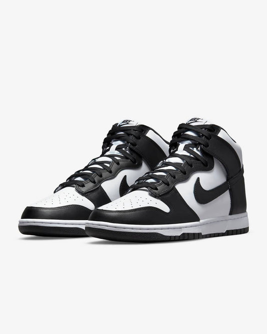 Men's Dunk High Retro In White/black Total Orange
