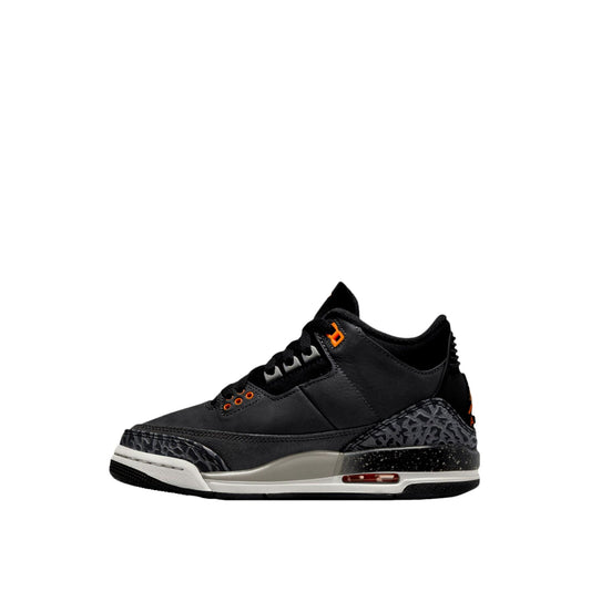 Grade-School Nike Air Jordan 3 Retro Night Stadium/Total Orange DM0967-080