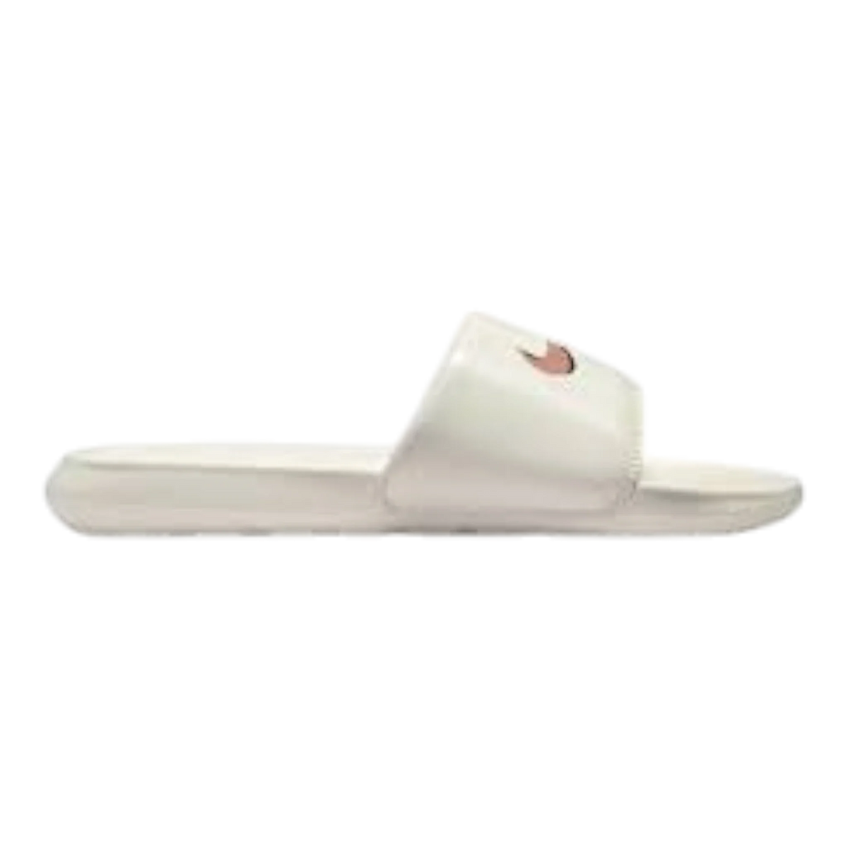 Nike Victori One FZ1394-100 Sandal Womens White Terra Blush Swoosh Slip On Slide