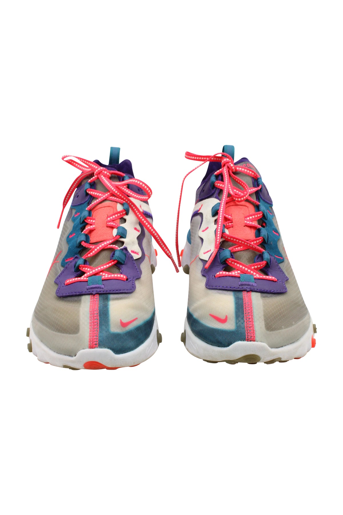 Nike React Element 87 Sneakers in Red Orbit Synthetic