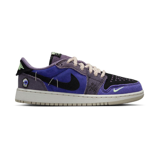 Grd School Air Jordan 1 Retro Low Og_Regency Purple/Vapor Green-Black