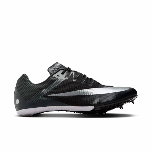 Unisex Zoom Rival Sprint Running Shoes In Black/black/metallic Silver